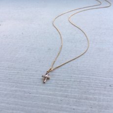 Faith gold necklace