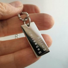 Family tag - Stainless Steel