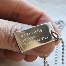 Family tag - Stainless Steel