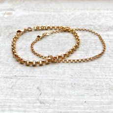 Bracelet chains in 18k gold