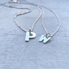 Love Letters handmade letters in sterling silver