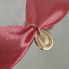 Miini 18k rödguld med en hästsko som lycko-amulett