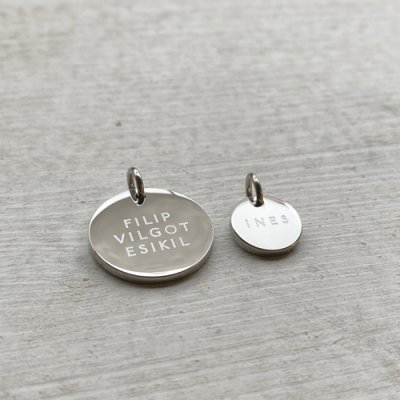 Stainless coin - charm